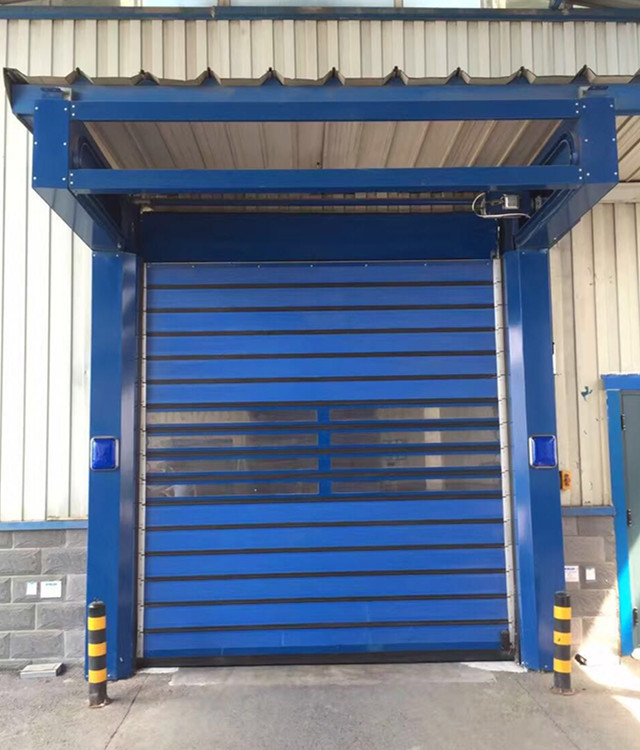 物流通道硬質(zhì)碳鋼快速卷簾門(mén)